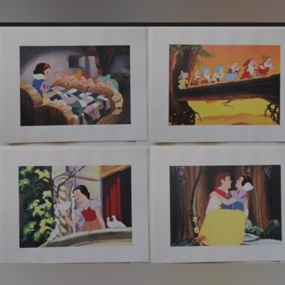 Snow White and the Seven Dwarfs Exclusive Walt Disney Lithographs Portfolio 2001